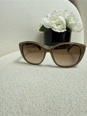 Fendi Havana Brown Gold Sunglasses